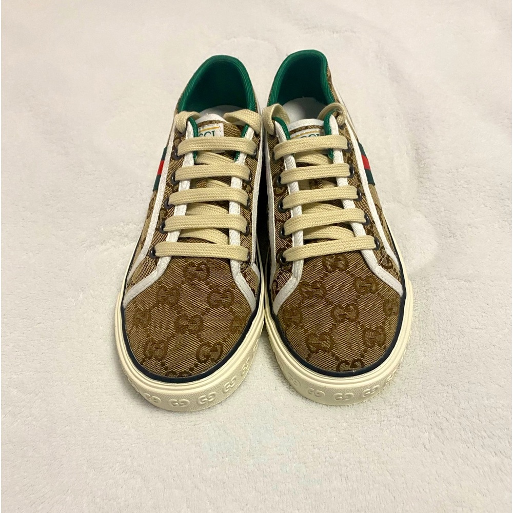 Gucci Brown and Beige Sneakers - Picture 2 of 5